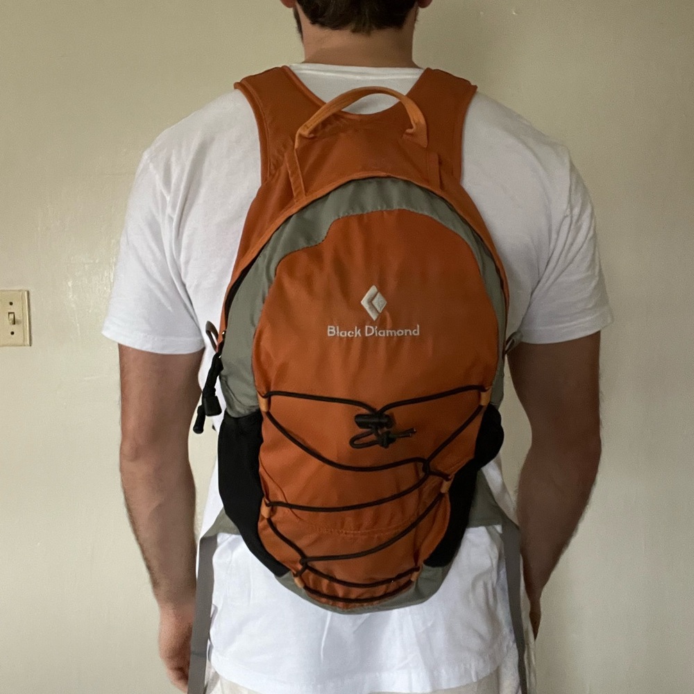 Black Diamond backpack, camelback compatible